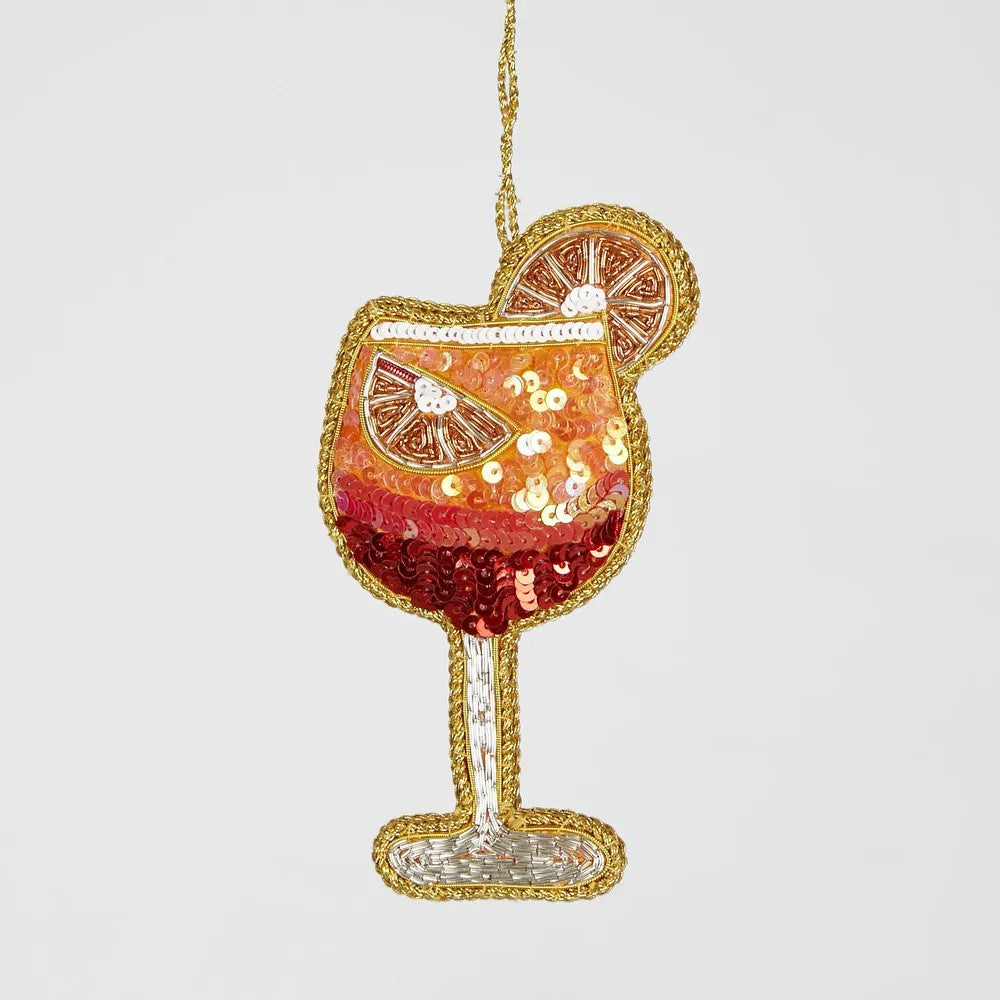 Spritz Delight | Sequin Hanging Christmas Tree Decoration by Florabelle. Australian Art Prints and Homewares. Green Door Decor. www.greendoordecor.com.au