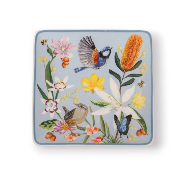 Square Trinket Tray | Backcountry Vol. 2 by La La Land. Australian Art Prints, Gifts, Fashion and Homewares. Green Door Decor. www.greendoordecor.com.au