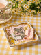 Square Trinket Tray | The Secret World Of The Bush by La La Land. Australian Art Prints, Gifts, Fashion and Homewares. Green Door Decor. www.greendoordecor.com.au