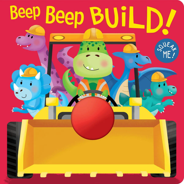 Squeak Me! | Board Book | Beep, Beep Build! by Lake Press. Australian Art Prints, Gifts, Fashion and Homewares. Green Door Decor. www.greendoordecor.com.au