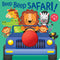 Squeak Me! | Board Book | Beep, Beep Safari! by Lake Press. Australian Art Prints, Gifts, Fashion and Homewares. Green Door Decor. www.greendoordecor.com.au