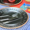 Talking Tables | Stainless Steel Plate | Orange by Paperie. Australian Art Prints, Gifts, Fashion and Homewares. Green Door Decor. www.greendoordecor.com.au