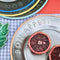 Talking Tables | Stainless Steel Plate | Orange by Paperie. Australian Art Prints, Gifts, Fashion and Homewares. Green Door Decor. www.greendoordecor.com.au
