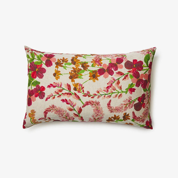 Linen Pillowcase Set - Standard | Lupin Multi by Bonnie and Neil. Australian Art Prints, Gifts, Fashion and Homewares. Green Door Decor. www.greendoordecor.com.au