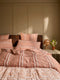 Linen Pillowcase Set - Standard | Stripe Hazelnut by Bonnie and Neil. Australian Art Prints, Gifts, Fashion and Homewares. Green Door Decor. www.greendoordecor.com.au