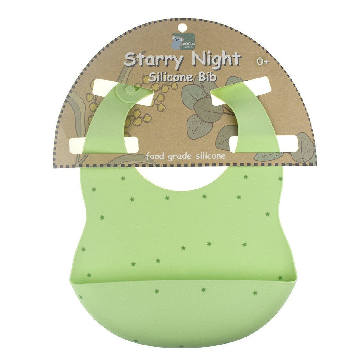 Starry Night Silicone Bib | Green by Eleganter Australia. Australian Art Prints, Gifts, Fashion and Homewares. Green Door Decor. www.greendoordecor.com.au
