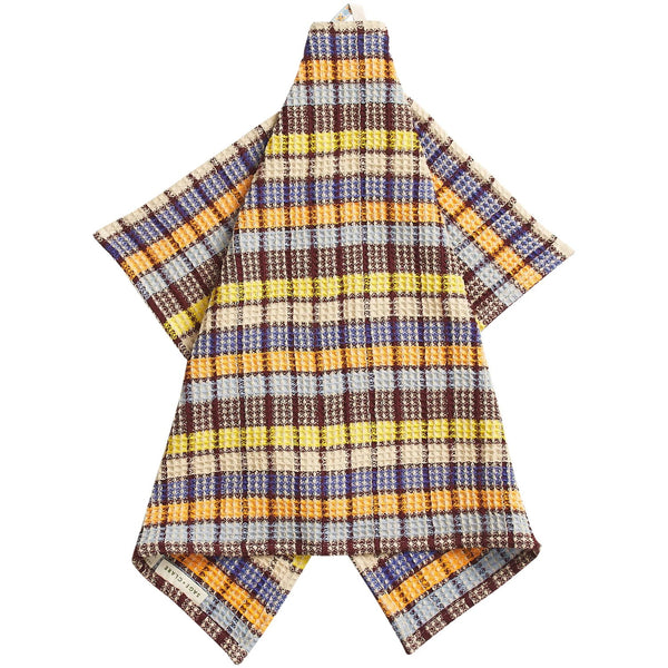 'Stela' Check Tea Towel | Cornflower by Sage and Clare. Australian Art Prints, Gifts, Fashion and Homewares. Green Door Decor. www.greendoordecor.com.au