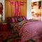'Stela' Cotton Queen Quilt Cover | Pansy by Sage and Clare. Australian Art Prints, Gifts, Fashion and Homewares. Green Door Decor. www.greendoordecor.com.au