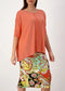 Stella Oversized Bamboo Slouch T-Shirt | Coral by Lou Lou Australia. Australian Art Prints and Homewares. Green Door Decor. www.greendoordecor.com.au