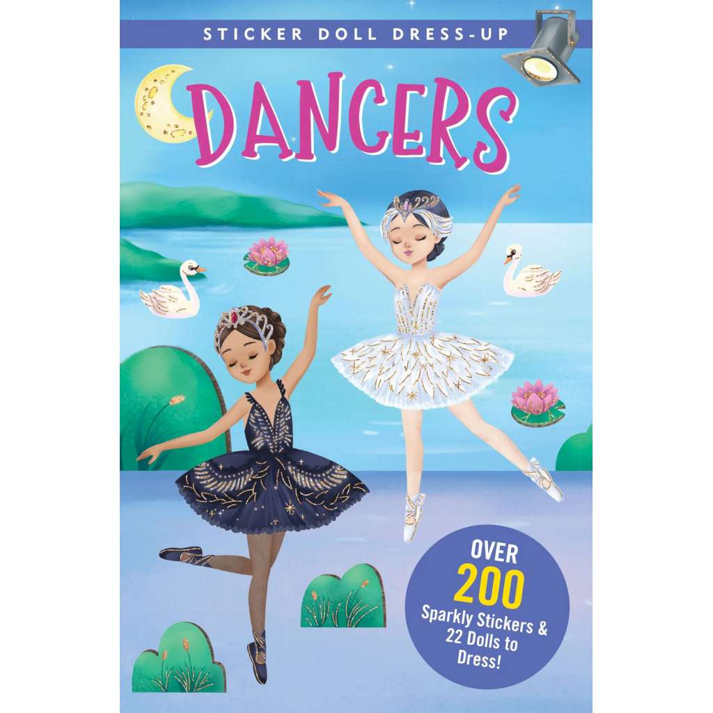 Sticker Doll Dress-Up Book | Dancers by Peter Pauper Press. Australian Art Prints, Gifts, Fashion and Homewares. Green Door Decor. www.greendoordecor.com.au