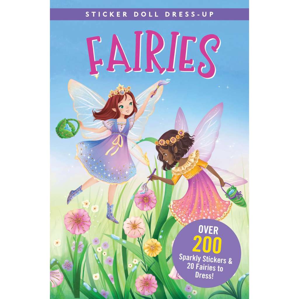 Sticker Doll Dress-Up Book | Fairies by Peter Pauper Press. Australian Art Prints, Gifts, Fashion and Homewares. Green Door Decor. www.greendoordecor.com.au