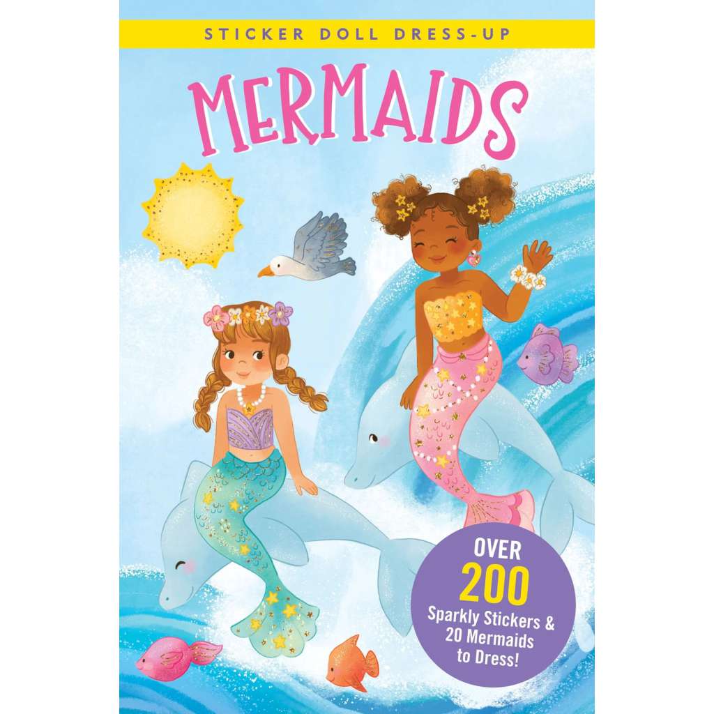 Sticker Doll Dress-Up Book | Mermaids by Peter Pauper Press. Australian Art Prints, Gifts, Fashion and Homewares. Green Door Decor. www.greendoordecor.com.au