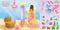 Sticker Doll Dress-Up Book | Mermaids by Peter Pauper Press. Australian Art Prints, Gifts, Fashion and Homewares. Green Door Decor. www.greendoordecor.com.au