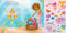 Sticker Doll Dress-Up Book | Mermaids by Peter Pauper Press. Australian Art Prints, Gifts, Fashion and Homewares. Green Door Decor. www.greendoordecor.com.au