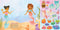 Sticker Doll Dress-Up Book | Mermaids by Peter Pauper Press. Australian Art Prints, Gifts, Fashion and Homewares. Green Door Decor. www.greendoordecor.com.au