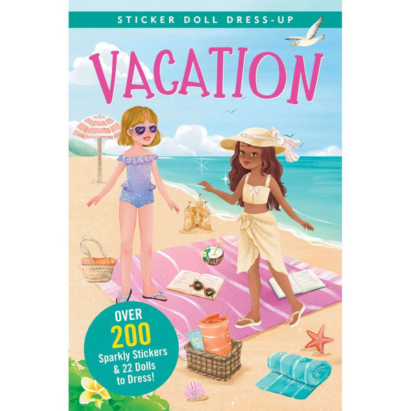 Sticker Doll Dress-Up Book | Vacation by Peter Pauper Press. Australian Art Prints, Gifts, Fashion and Homewares. Green Door Decor. www.greendoordecor.com.au