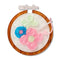 Stitched & Framed Brooch | Erstwilder. Australian Art Prints, Gifts, Fashion and Homewares. Green Door Decor. www.greendoordecor.com.au