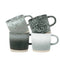 Strata Mug Set | Grey Mixed by Robert Gordon. Australian Art Prints and Homewares. Green Door Decor. www.greendoordecor.com.au