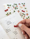 Strawberries Sticker Sheet by Bespoke Letterpress. Australian Art Prints, Gifts, Fashion and Homewares. Green Door Decor. www.greendoordecor.com.au