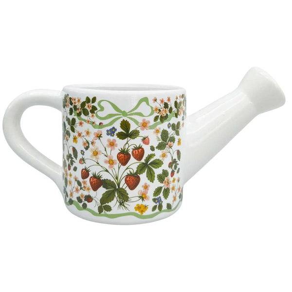 Strawberry Field Watering Can Planter by Urban Products. Australian Art Prints, Fashion and Homewares. Green Door Decor. www.greendoordecor.com.au