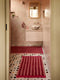 Stripe Burgundy | Long Bath Mat by Bonnie & Neil. Australian Art Prints, Gifts, Fashion and Homewares. Green Door Decor. www.greendoordecor.com.au