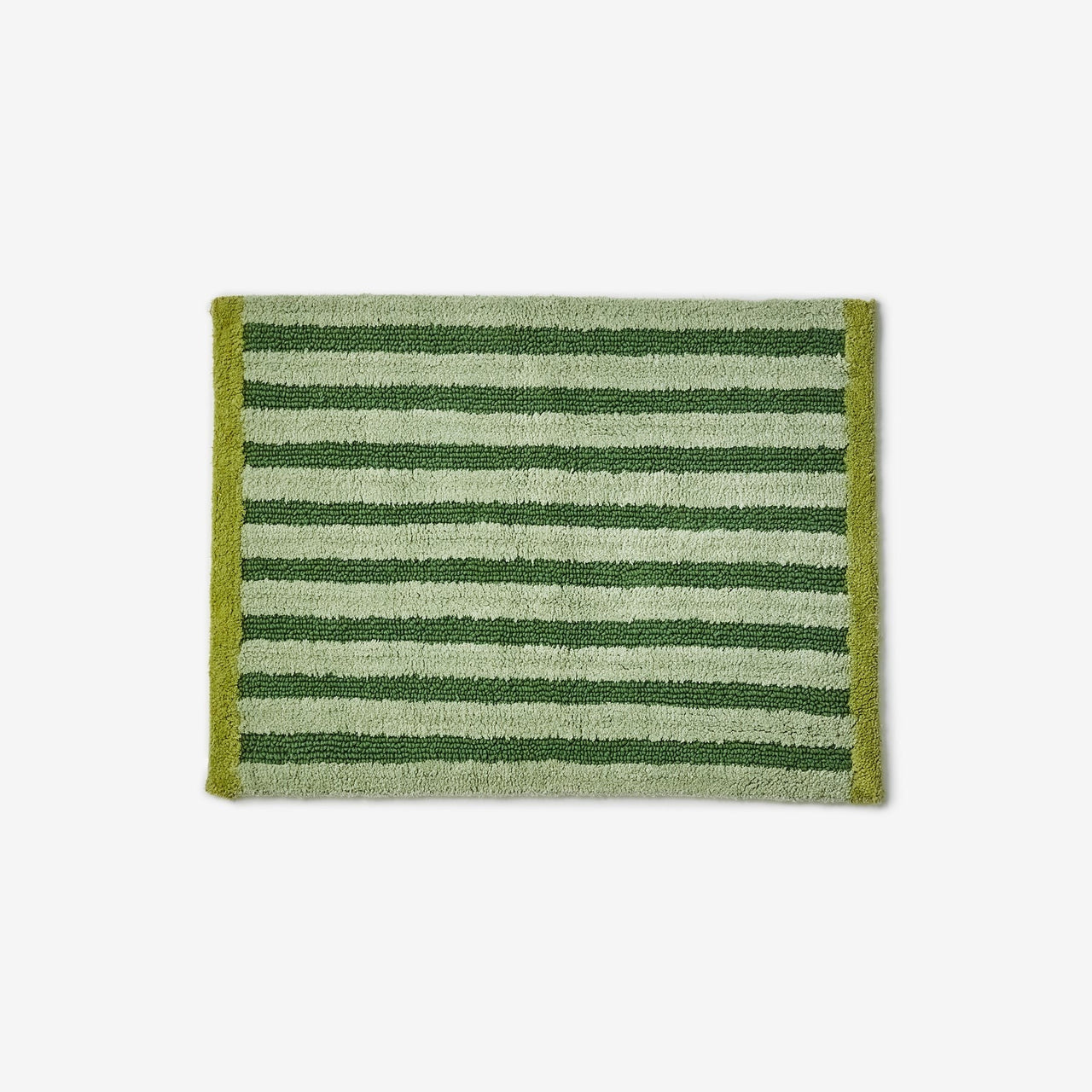Bath Mat | Stripe Reversible Khaki by Bonnie and Neil. Australian Art Prints, Fashion and Homewares. Green Door Decor. www.greendoordecor.com.au