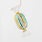 Striped Candy Decoration - Turquoise | Christmas Hanging Decorations by Florabelle. Australian Art Prints and Homewares. Green Door Decor. www.greendoordecor.com.au