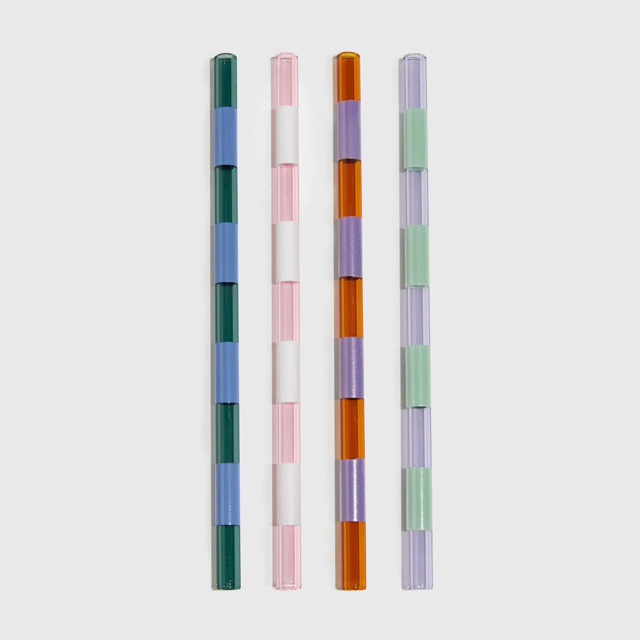 Striped Straws (Pack of 4) | Mixed by Fazeek. Australian Art Prints and Homewares. Green Door Decor. www.greendoordecor.com.au