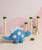 Stu the Stegosaurus | Blue by Nana Huchy. Australian Art Prints and Homewares. Green Door Decor. www.greendoordecor.com.au