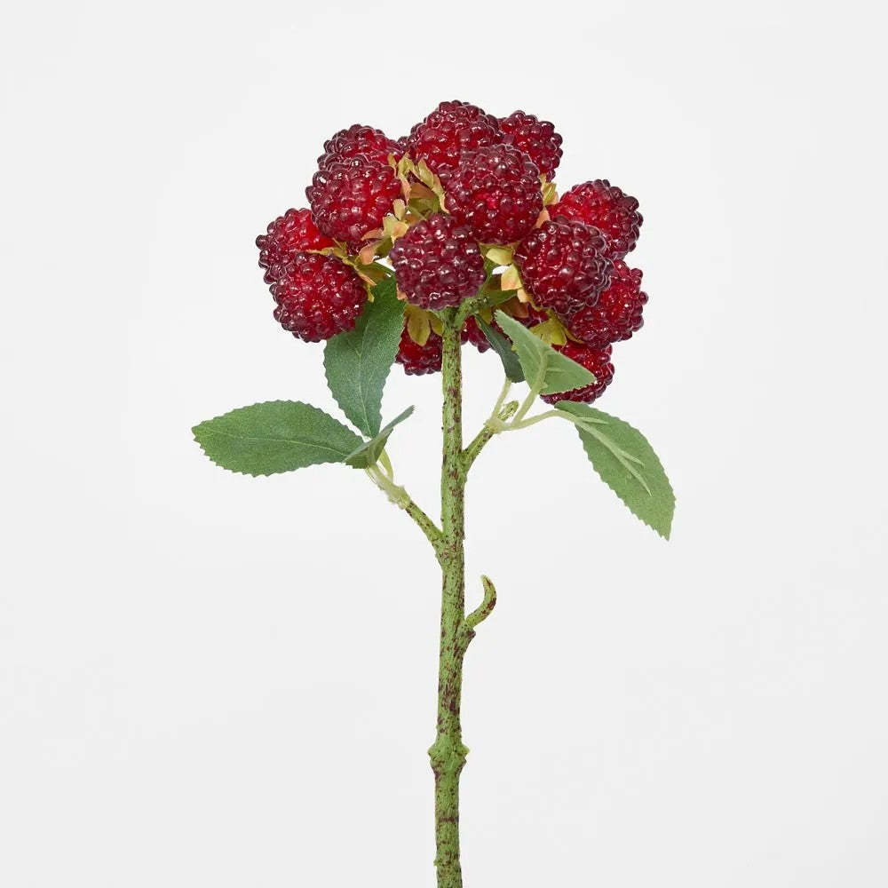 Faux Flowers | Sugared Raspberry Spray by Florabelle. Australian Art Prints and Homewares. Green Door Decor. www.greendoordecor.com.au