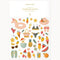 Summer Holidays Sticker Sheet by Bespoke Letterpress. Australian Art Prints and Homewares. Green Door Decor. www.greendoordecor.com.au
