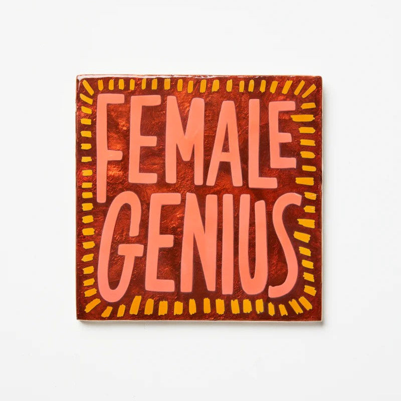 'Superette' Genius Wall Tile by Jones and Co. Australian Art Prints, Fashion and Homewares. Green Door Decor. www.greendoordecor.com.au