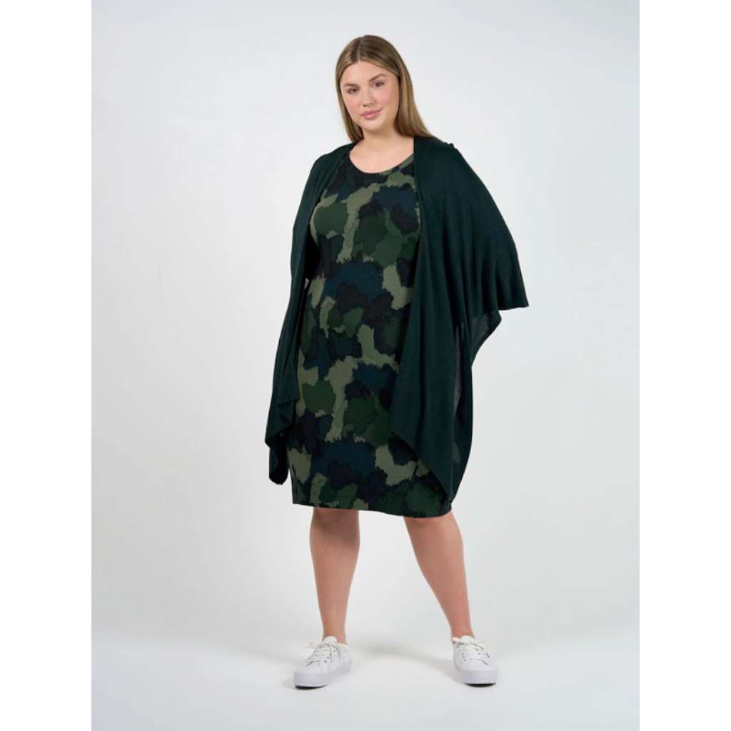 Supreme Cashmere/Bamboo Wrap - Dark Green by Lou Lou Australia. Australian Art Prints and Homewares. Green Door Decor. www.greendoordecor.com.au