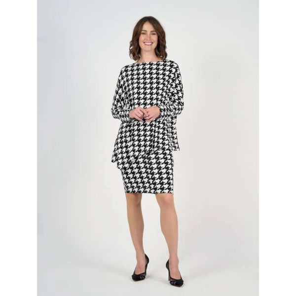 Susie Oversized Asymmetrical Bamboo Top | Houndstooth by Lou Lou Australia. Australian Art Prints, Gifts, Fashion and Homewares. Green Door Decor. www.greendoordecor.com.au
