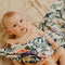 Swaddle | Summer Garden by Snug As A Bub & Co. Australian Art Prints and Homewares. Green Door Decor. www.greendoordecor.com.au