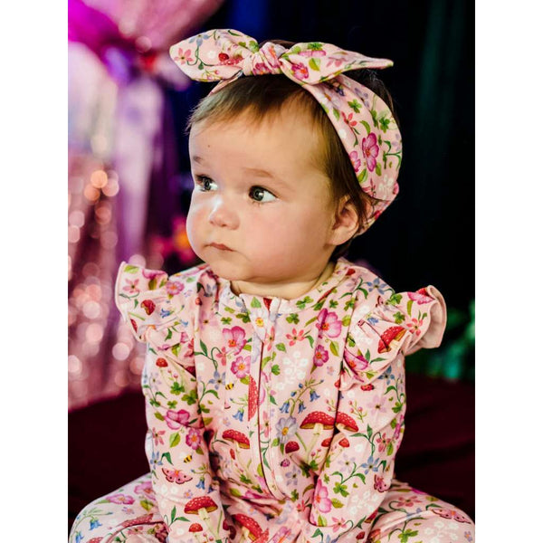'Days of Enchantment' Sweetie Headband | Apricot by Fleur Harris. Australian Art Prints, Gifts, Fashion and Homewares. Green Door Decor. www.greendoordecor.com.au