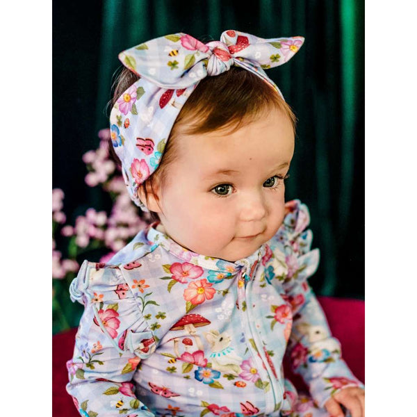'Days of Enchantment' Sweetie Headband | Cornflower by Fleur Harris. Australian Art Prints, Gifts, Fashion and Homewares. Green Door Decor. www.greendoordecor.com.au
