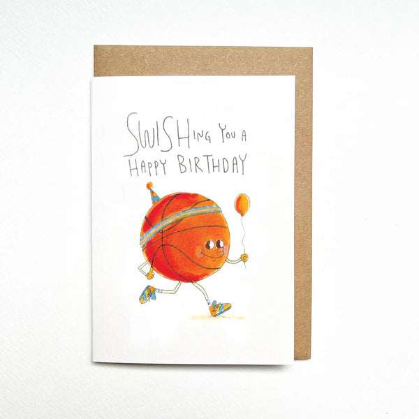 Swishing You The Best Birthday | Greeting Card by Well Drawn. Australian Art Prints, Fashion and Homewares. Green Door Decor. www.greendoordecor.com.au