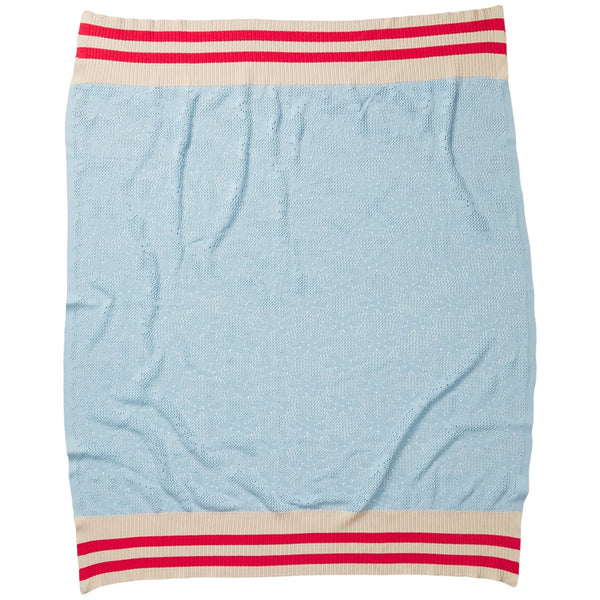 'Tabitha' Baby Blanket | Calcite Blue by Sage and Clare. Australian Art Prints, Gifts, Fashion and Homewares. Green Door Decor. www.greendoordecor.com.au