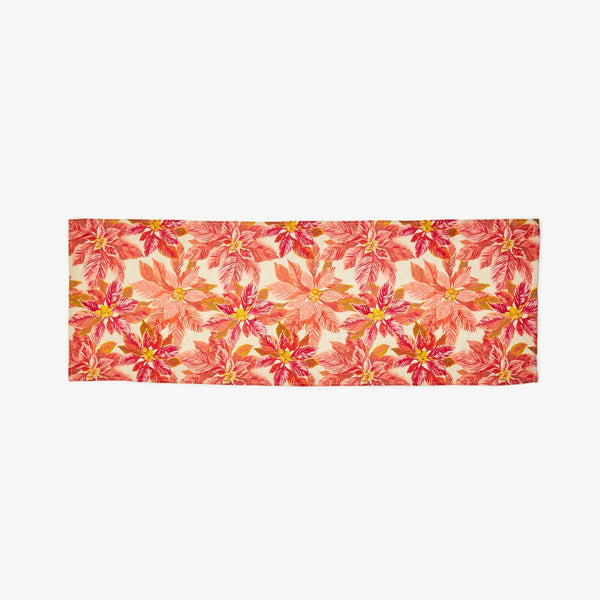 Table Runner | Poinsettia Red by Bonnie and Neil. Australian Art Prints and Homewares. Green Door Decor. www.greendoordecor.com.au