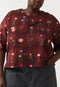 Tasmin Boxy Tee | Bloom Tile by Nancybird. Australian Art Prints, Gifts, Fashion and Homewares. Green Door Decor. www.greendoordecor.com.au