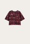 Tasmin Boxy Tee | Bloom Tile by Nancybird. Australian Art Prints, Gifts, Fashion and Homewares. Green Door Decor. www.greendoordecor.com.au