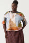 Tasmin Boxy Tee | Night Herons by Nancybird. Australian Art Prints, Fashion and Homewares. Green Door Decor. www.greendoordecor.com.au