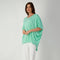 Tavera Oversized Bamboo Top - Turquoise by Lou Lou Australia. Australian Art Prints and Homewares. Green Door Decor. www.greendoordecor.com.au