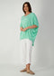 Tavera Oversized Bamboo Top - Turquoise by Lou Lou Australia. Australian Art Prints and Homewares. Green Door Decor. www.greendoordecor.com.au