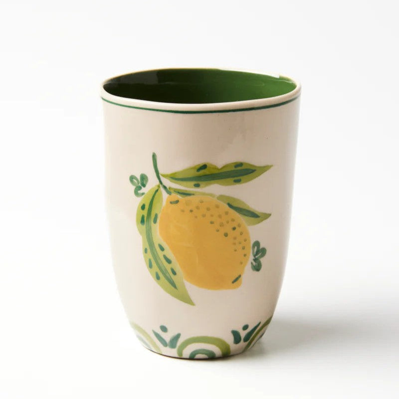 Tavola Lemon Cup by Jones and Co. Australian Art Prints and Homewares. Green Door Decor. www.greendoordecor.com.au