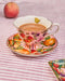Tea Cup & Saucer | Bountiful Harvest by La La Land. Australian Art Prints, Gifts, Fashion and Homewares. Green Door Decor. www.greendoordecor.com.au