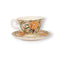 Tea Cup & Saucer | Golden Hour by La La Land. Australian Art Prints, Fashion and Homewares. Green Door Decor. www.greendoordecor.com.au