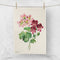 Tea Towel | Geranium by Home Dweller. Australian Art Prints, Fashion and Homewares. Green Door Decor. www.greendoordecor.com.au