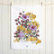 Australian Native Tea Towel | Yellow Morrison by Bell Art. Australian Art Prints and Homewares. Green Door Decor. www.greendoordecor.com.au